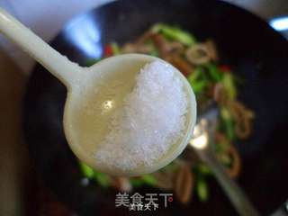 芦笋炒牛肠的做法步骤:5