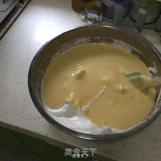 水浴戚风蛋糕的做法步骤:4