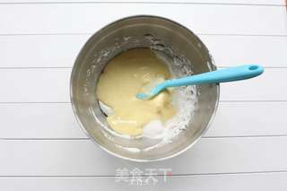 酒酿戚风蛋糕的做法步骤:8
