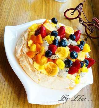 长帝e•Bake互联网烤箱之Pavlova(蛋白水果蛋糕)的做法步骤:11