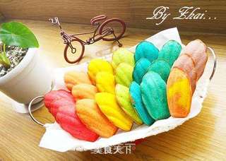 长帝e•Bake互联网烤箱之彩虹玛德琳的做法步骤:9