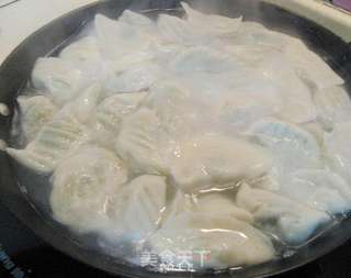 油菜香菇素馅饺子的做法步骤:12
