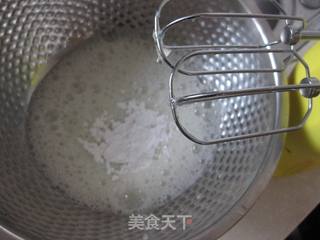 红曲蛋糕卷的做法步骤:5