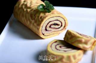 虎皮蛋糕卷的做法步骤:7
