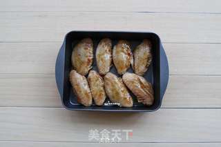 肉酱烤鸡翅的做法步骤:3