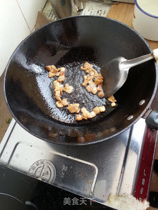 西葫芦杏鲍茹炒肉片的做法步骤:4