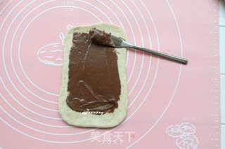 香蕉巧克力面包的做法步骤:7