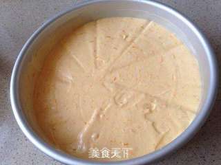 【8寸南瓜戚风蛋糕】的做法步骤:14
