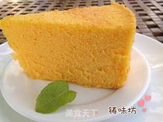 【8寸南瓜戚风蛋糕】的做法步骤:17