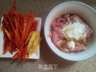 芹菜肉丝的做法步骤:2