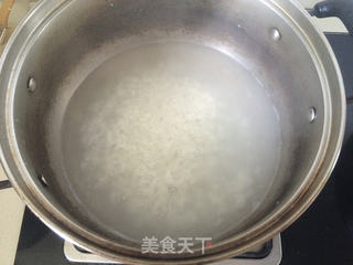 菠菜猪肝粥的做法步骤:4