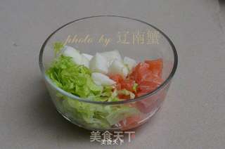 雪梨三文鱼沙拉的做法步骤:2