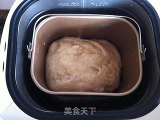 全麦橄榄油面包的做法步骤:4