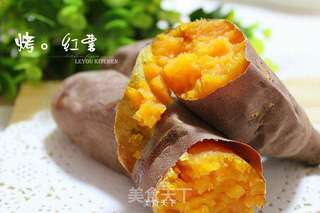 香烤红薯的做法步骤:3