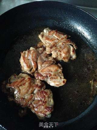 照烧鸡腿饭的做法步骤:8