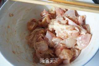 提高脑力的考生菜【酱爆核桃鸡丁】的做法步骤:4