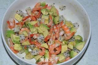 牛油果北极虾沙拉【皇家爱宝康橄榄油体验】的做法步骤：10