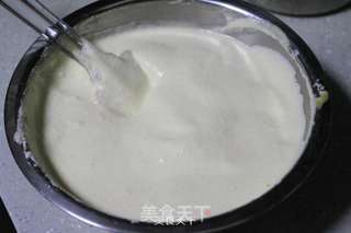 双色花纹戚风蛋糕的做法步骤:6