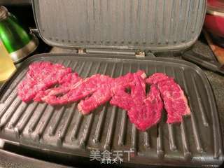 简易机烤牛肉条的做法步骤:4