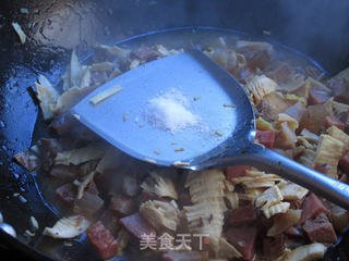 笋丁豌豆饭----金龙鱼东北大米试用报告的做法步骤:7