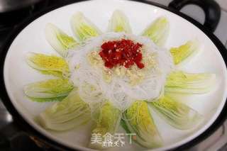 蒜蓉粉丝娃娃菜的做法步骤:10