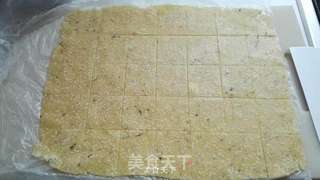 芝麻薄片饼干的做法步骤:8