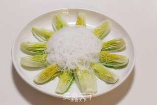 蒜蓉粉丝娃娃菜的做法步骤:6
