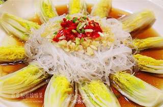 蒜蓉粉丝娃娃菜的做法步骤:11