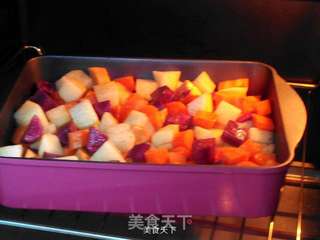 黑椒蔬果丁的做法步骤:5