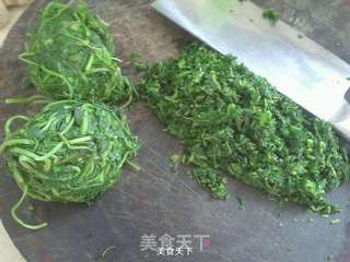 苜蓿饺子的两种人生路的做法步骤:3