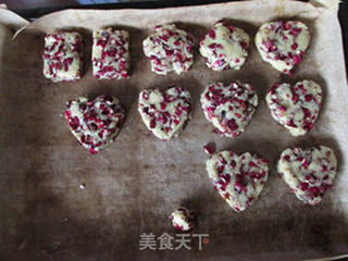 玫瑰花酥饼的做法步骤:12