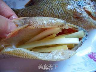 微波炉版清蒸太阳鱼的做法步骤:3