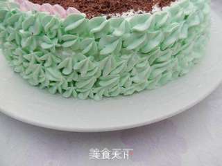 巧克力奶油蛋糕的做法步骤:18