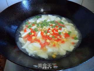 牛肉末豆花羹的做法步骤:5