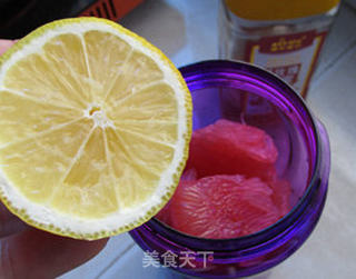 柠檬蜜柚汁的做法步骤:4