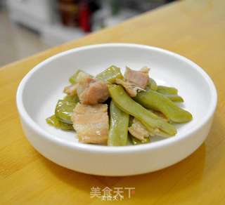 无水版焖豆角的做法步骤:8