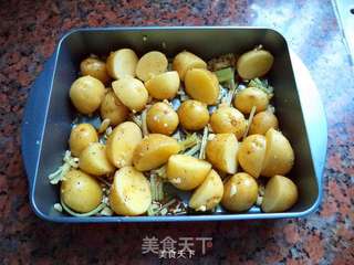 孜然烤土豆的做法步骤:7