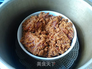 粉蒸排骨的做法步骤:12