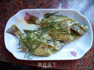 微波炉版清蒸太阳鱼的做法步骤:6