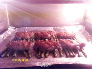 豆角烤鸡中翅的做法步骤:8