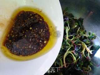 橄榄油拌苋菜的做法步骤:7