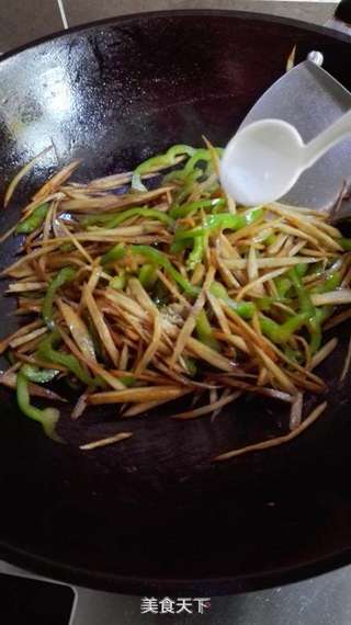 清炒牛蒡的做法步骤:8