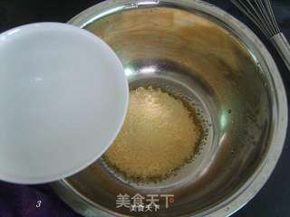 椰蓉菠萝果冻的做法步骤:3