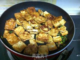家常烧豆腐的做法步骤:7