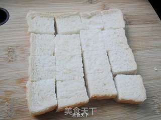 蒜香黄油吐司砖的做法步骤:2