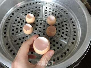 原壳鸡蛋布丁盆栽的做法步骤:4