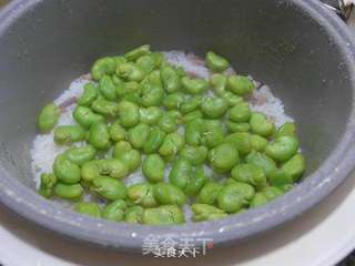 咸肉蚕豆饭的做法步骤:11