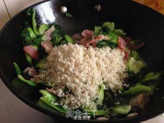 腊肠咸肉菜饭的做法步骤:4