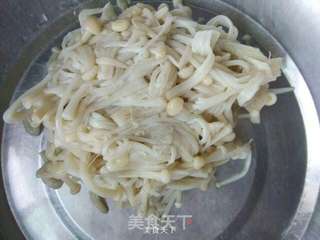 香葱油泼金针菇的做法步骤：6