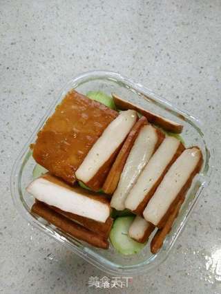 丝瓜蒸豆干的做法步骤:2